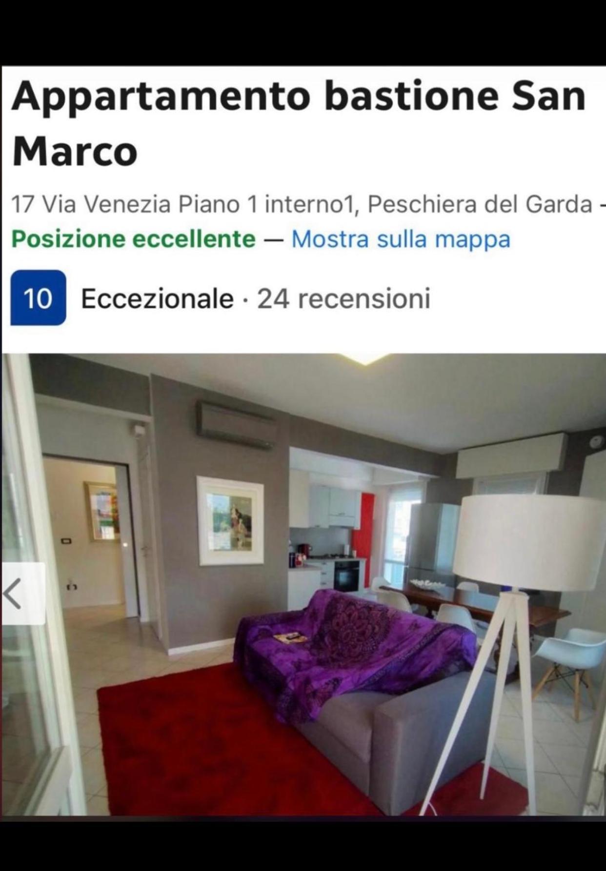 Appartamento Bastione San Marco Пескьера-дель-Гарда Экстерьер фото